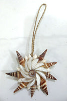 Hanging sea shell decoration
