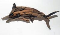 Marlin Fish made Driftwood
