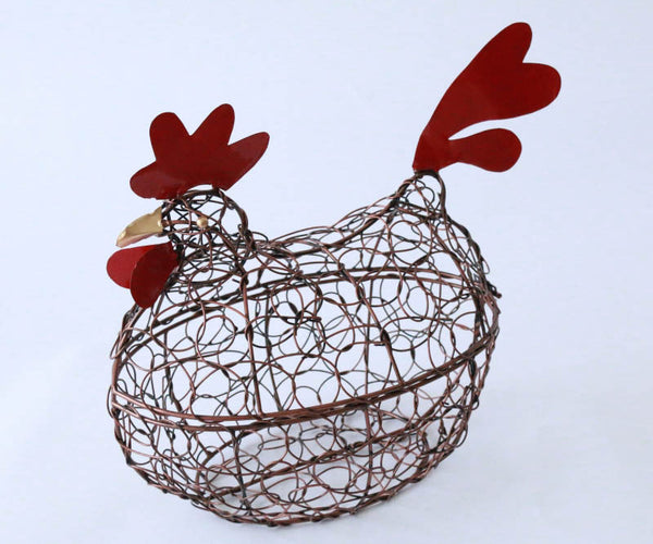 Chicken basket with lid (Black copper)